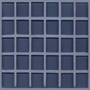 Tile Field DalTile Blue glass 1 x 1 Mosaic