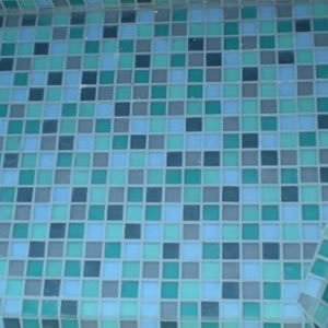 Tile Field DalTile Legacy Green Glass Mosaic Blend