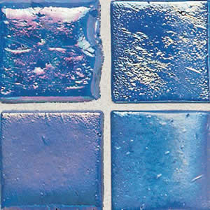 Tile Field DalTile 1 Navy Blue Iridescent 1 x 1 SR(85)