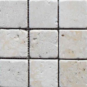 Tile Field T711 Blond Torreon Tumbled Travertine 2 x 2